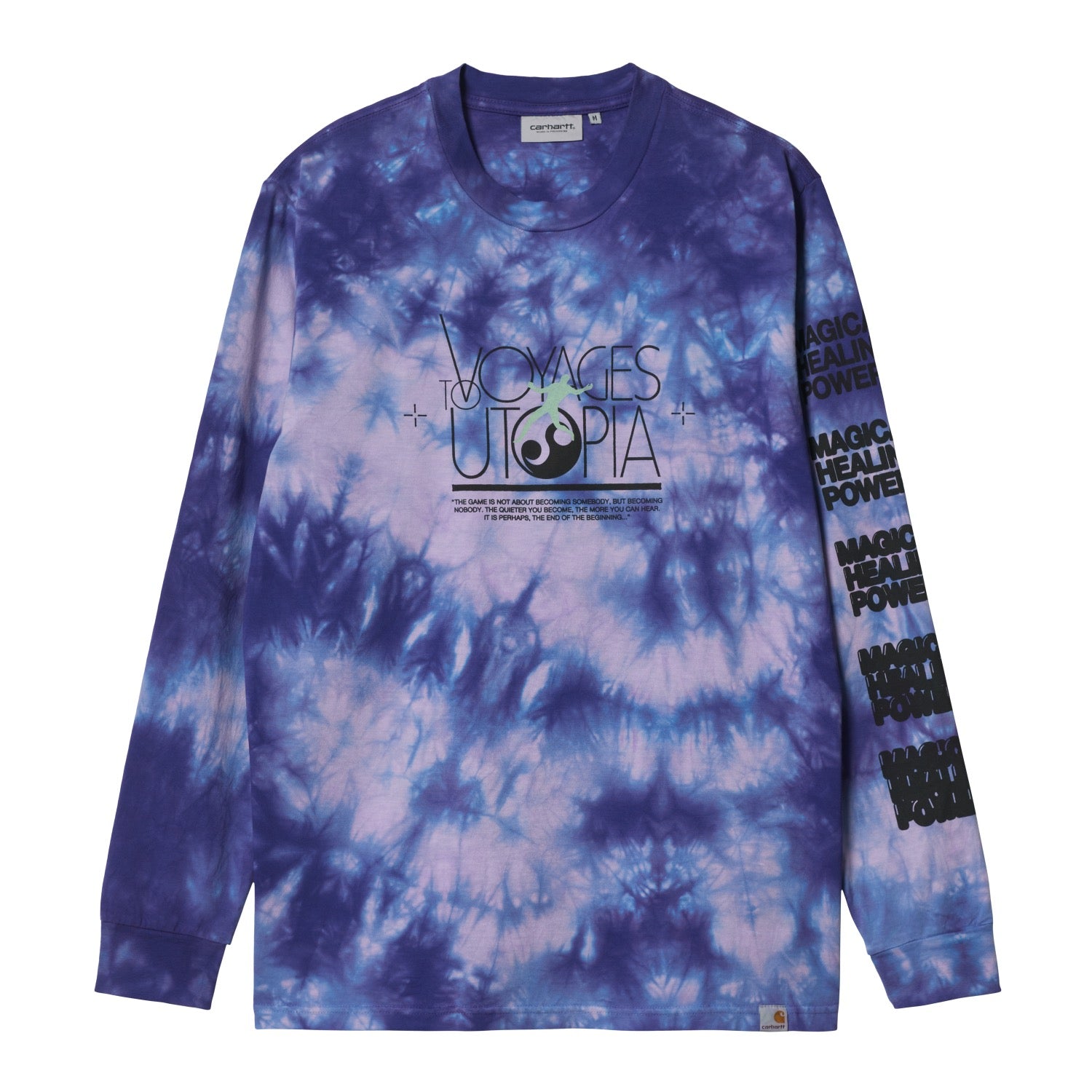 L/S VOYAGES T-SHIRT - Razzmic / Soft Lavender