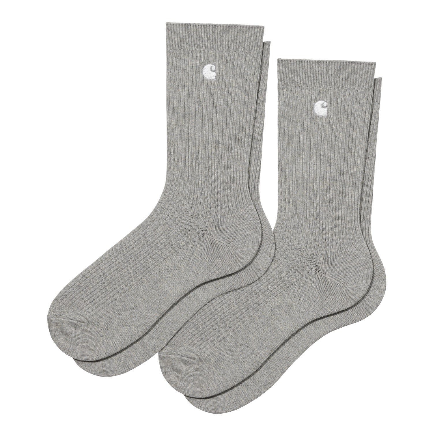 MADISON PACK SOCKS - Grey Heather / White + Grey Heather / White