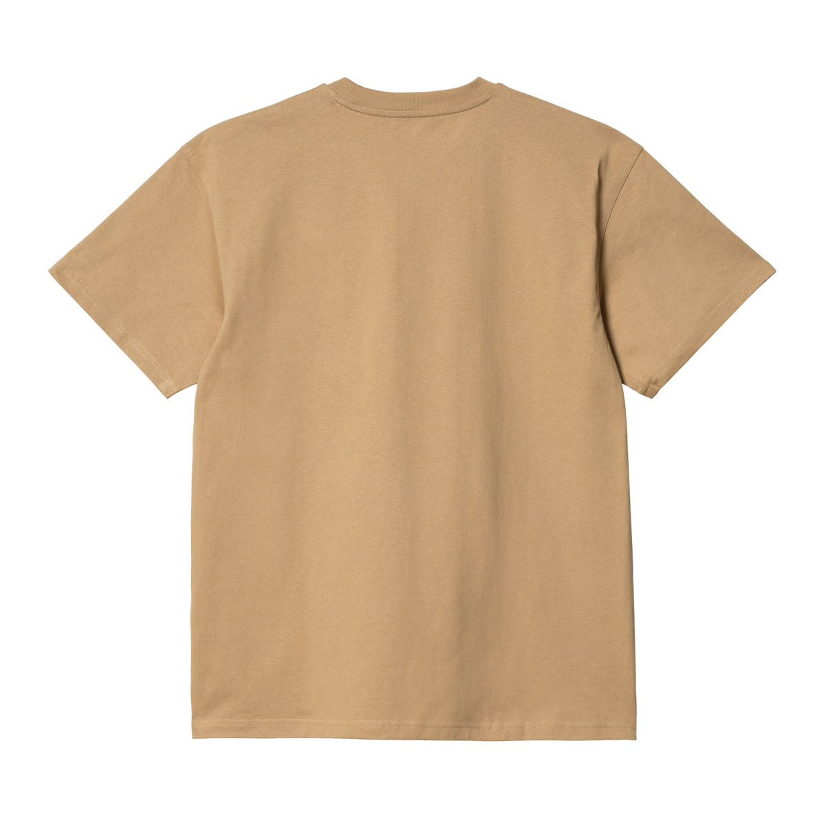 S/S AMERICAN SCRIPT T-SHIRT - Dusty H Brown 2