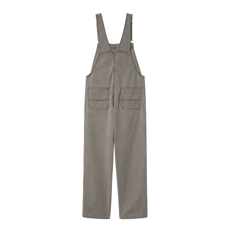 W' BIB OVERALL STRAIGHT - Black faded