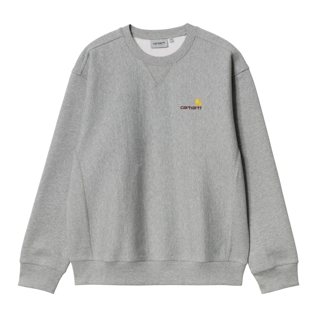 AMERICAN SCRIPT SWEATSHIRT - Grey Heather