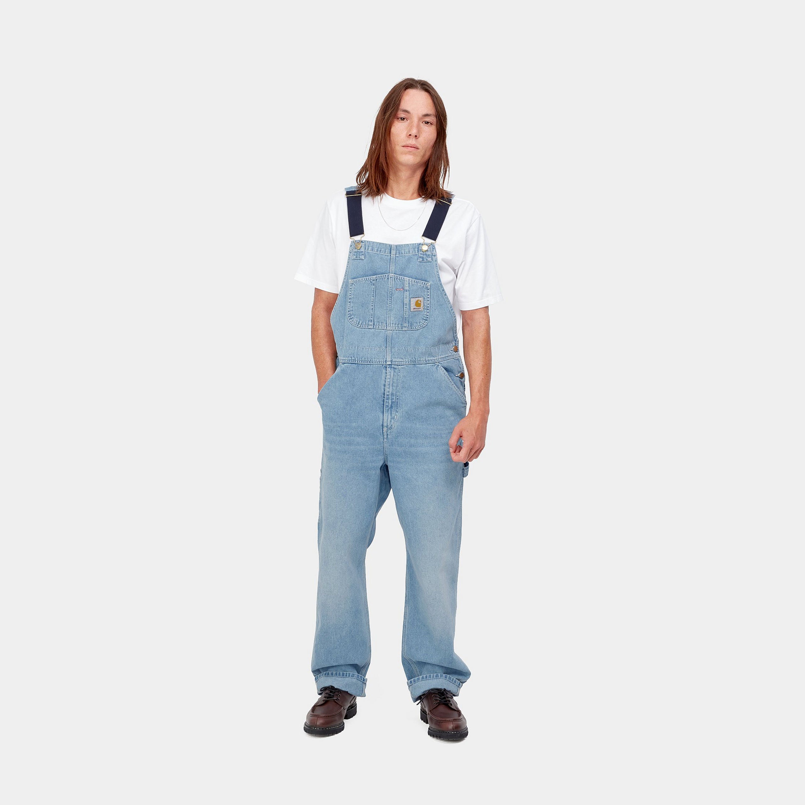 BIB OVERALL - Blue (light true washed)