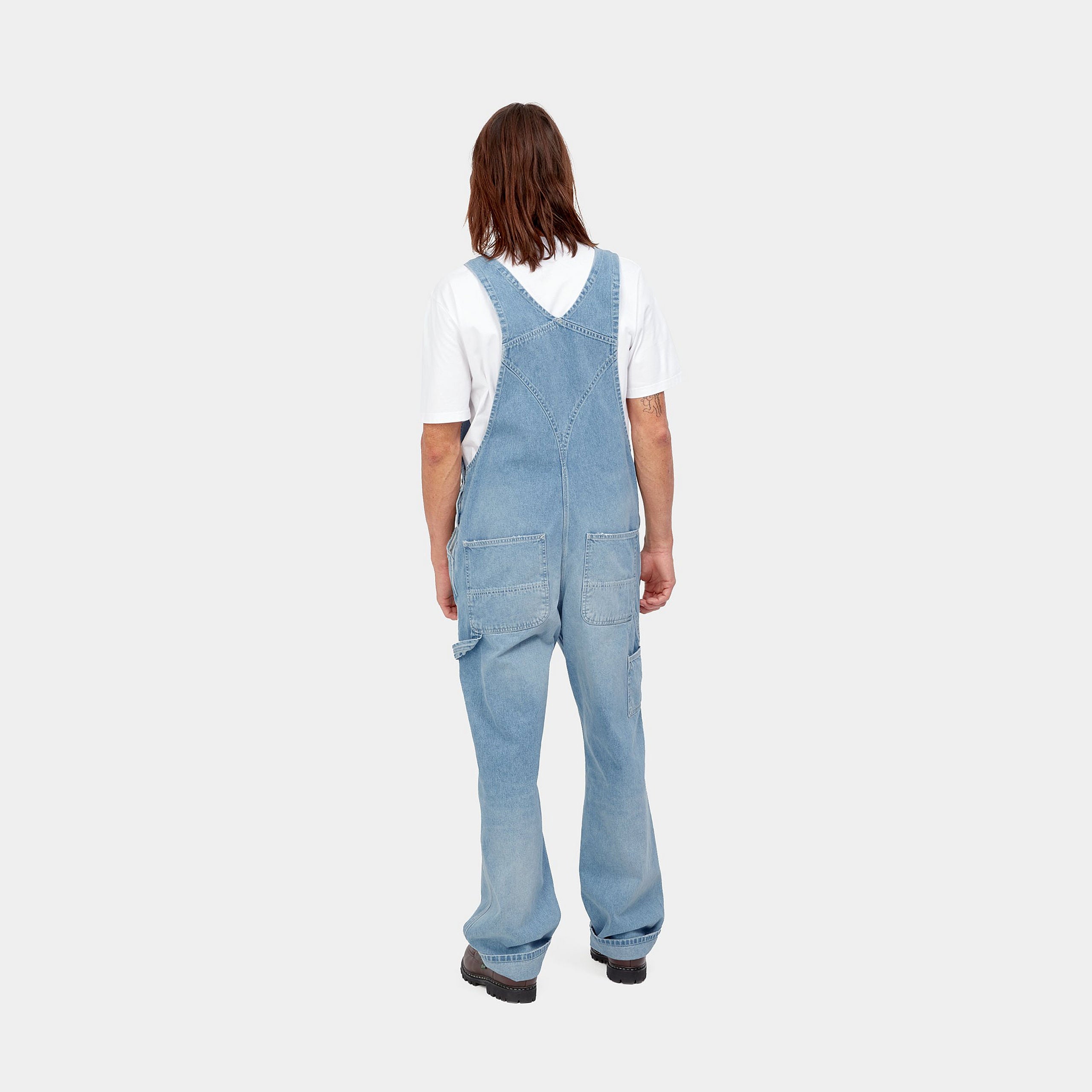 BIB OVERALL - Blue (light true washed)