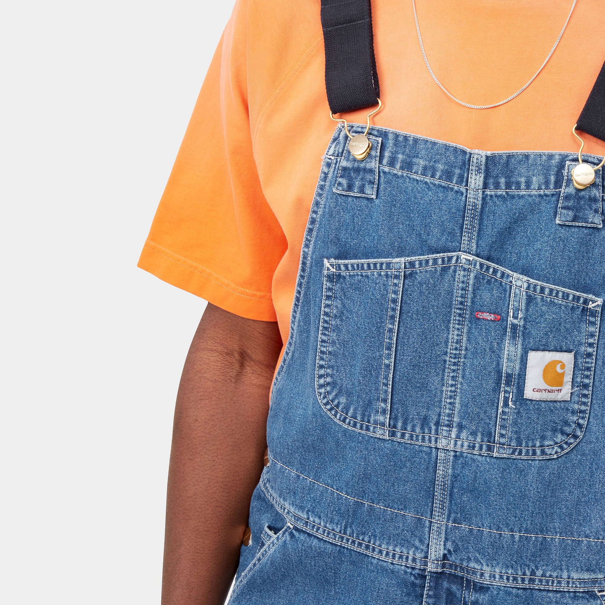 BIB OVERALL - Blue (stone washed)