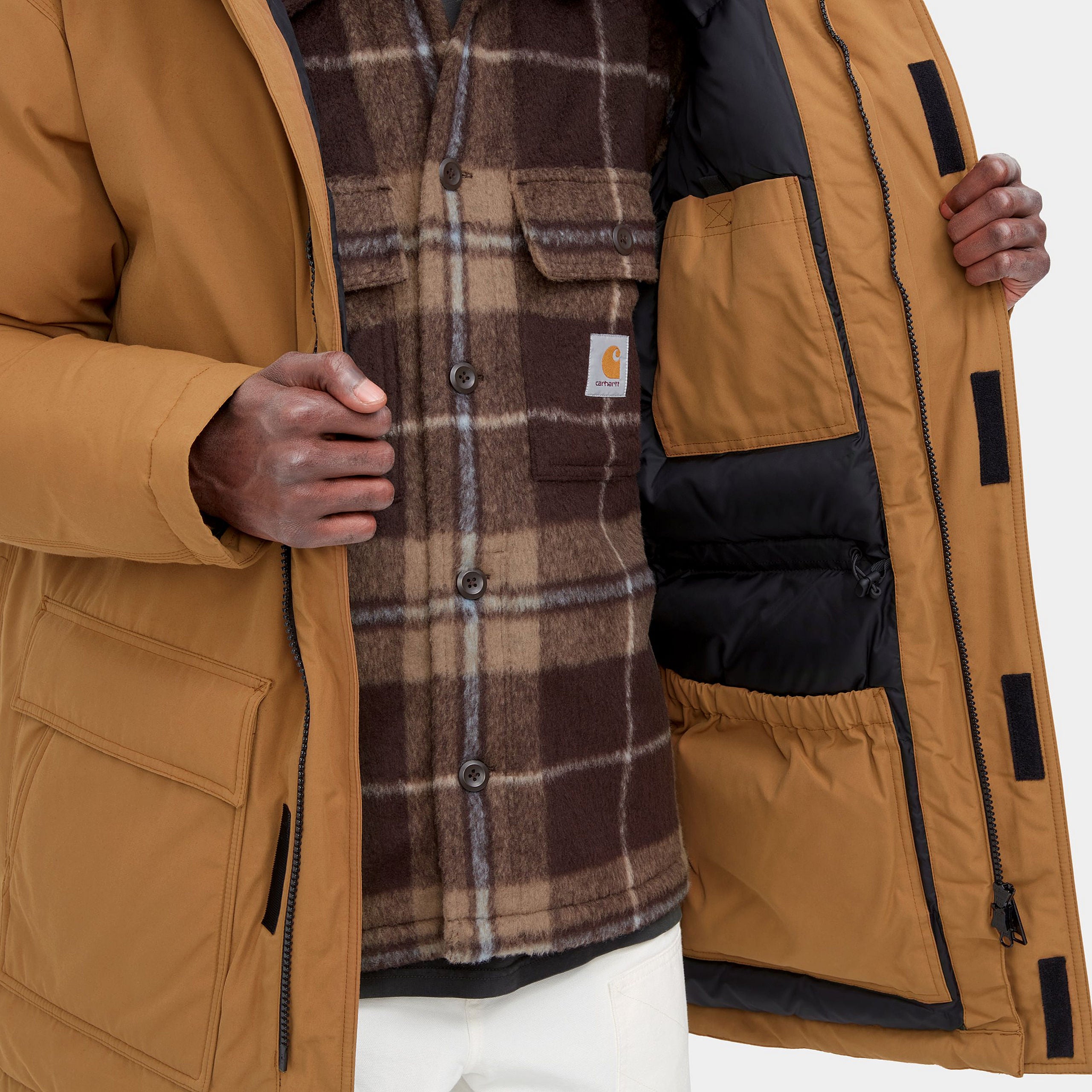 SIBERIAN COLD PARKA - Hamilton Brown / Black