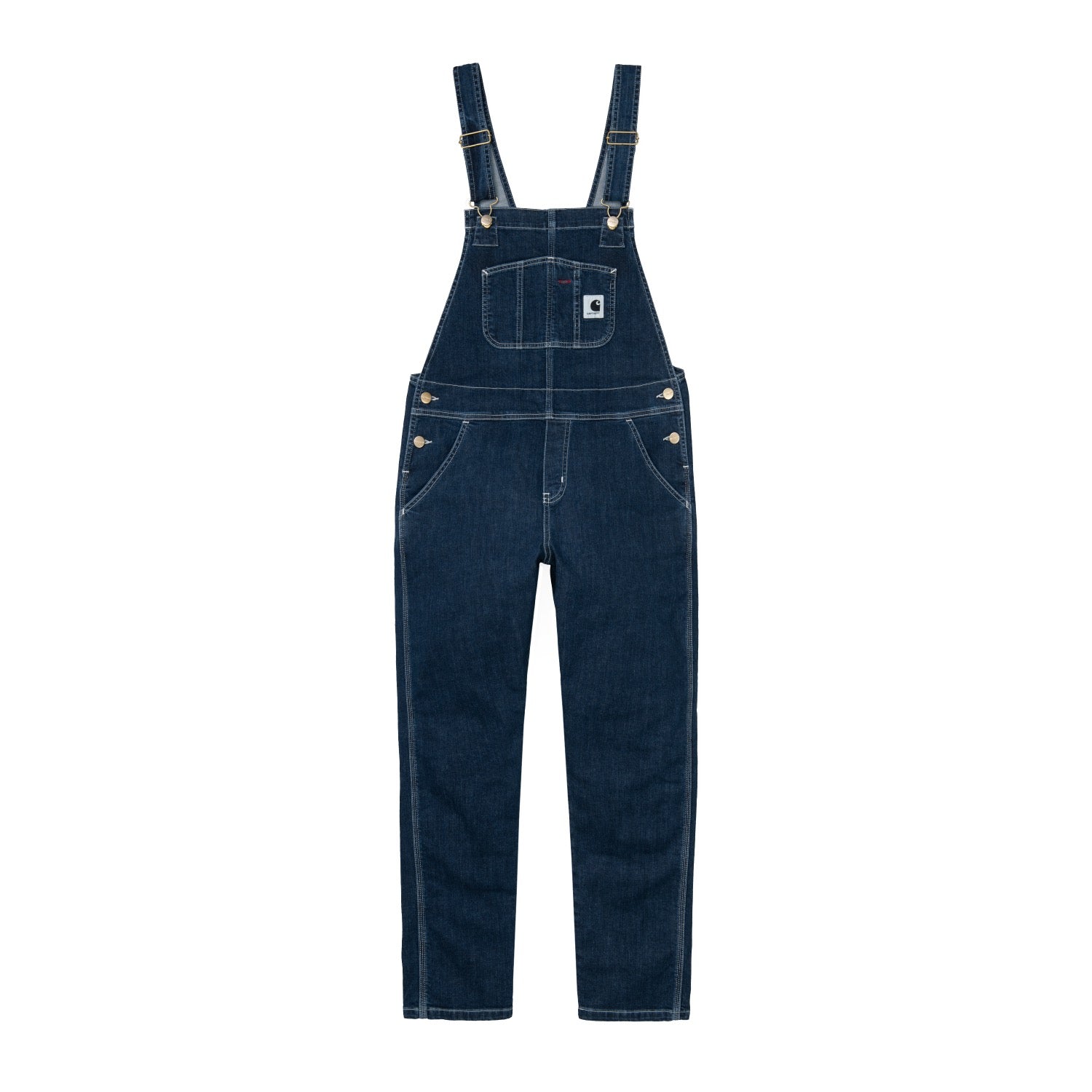 W' BIB OVERALL - Blue (stone washed)